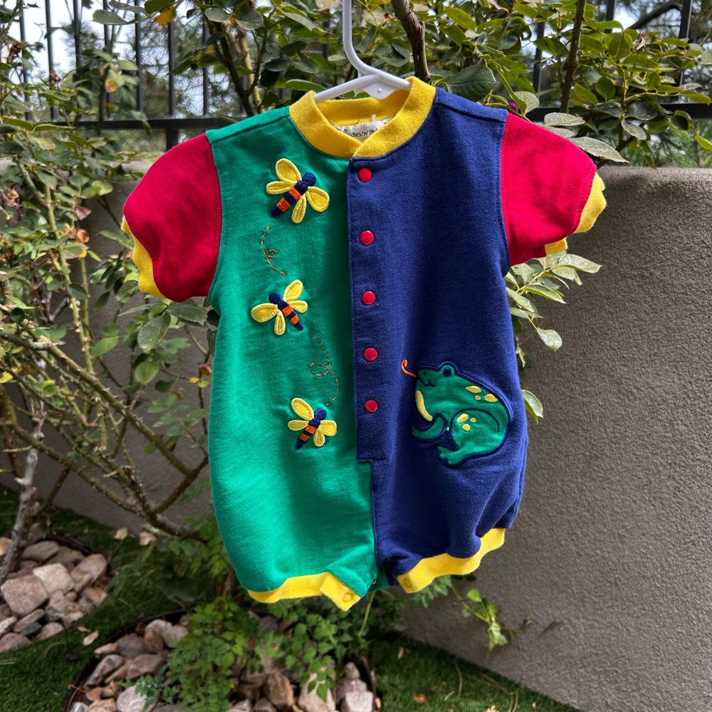 Vintage Colorblock Onesie